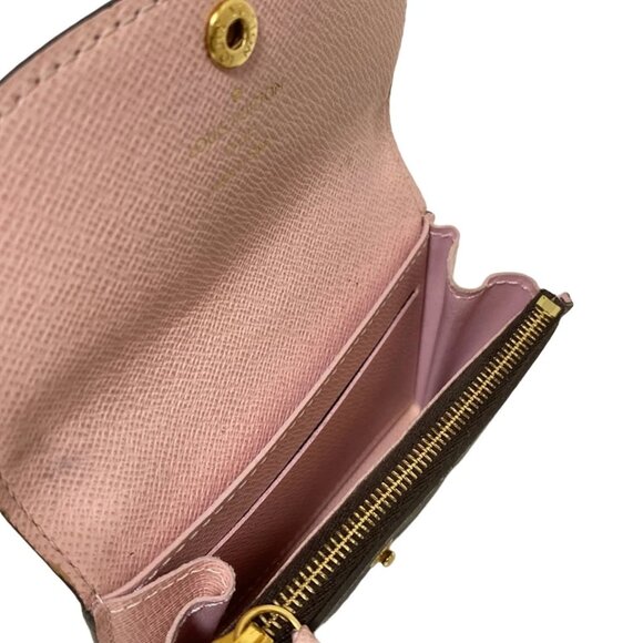 LOUIS VUITTON Porte Monnaie Rosalie Rose Ballerine Monogram 311-051925 - Picture 6 of 9